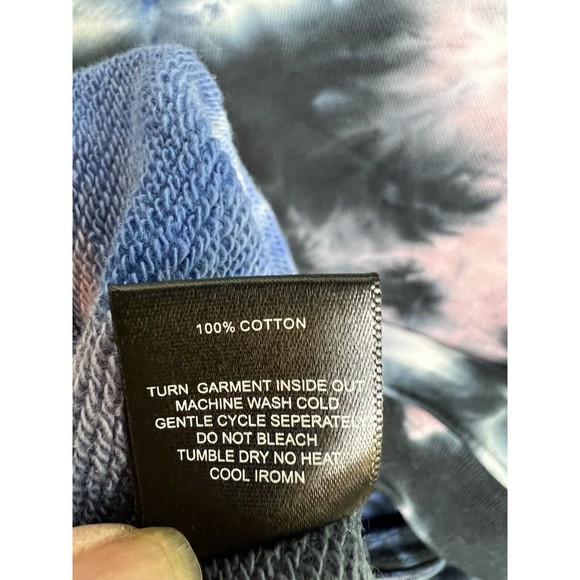 WELL KNOWN STUDIOS Billionaire Boys Club Houston Tie Dye Pullover Hoodie Large - Picture 6 of 6